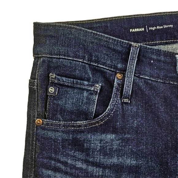 AG Adriano Goldschmied Farrah High-Rise Skinny Jeans - Picture 6 of 9